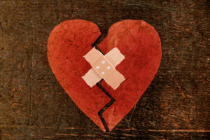 Broken Heart with Band Aid